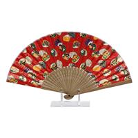 Folding Fan - Yuzen Paper 4058-2