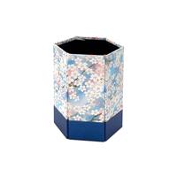 Foldable Hexagonal Cace - Cherry Blossoms in the Mist