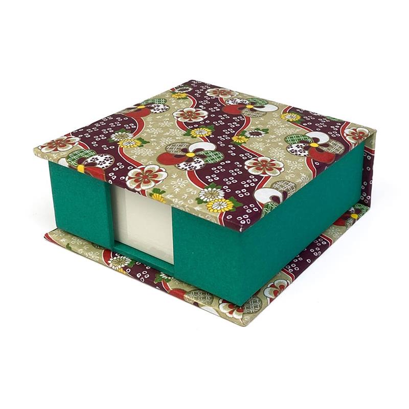 Click & Comfort Boxed Memo: Yuzen Nagashi ni Hanamon