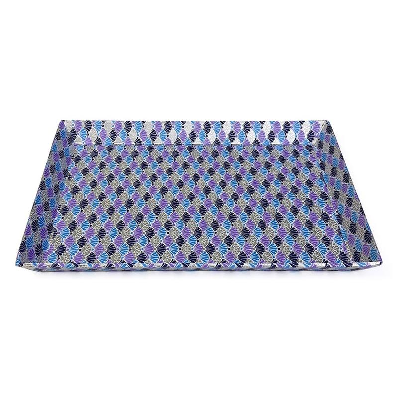 This is the designated spot: Multi-purpose Tray - Chrysanthemum and Blue Waves