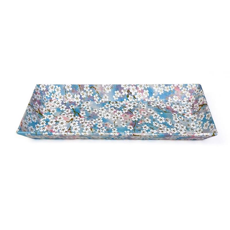 This is the designated spot: Pen Tray - Cherry Blossoms in the Mist