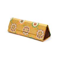 Yuzen Paper Foldable Spectacle Case: Shokko Pattern