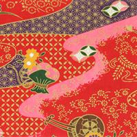 Hand-Dyed Yuzen Paper (Pattern area: 500 x 635 mm) No.17-1