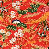 Hand-Dyed Yuzen Paper (Pattern area: 500 x 635 mm) No.18-1