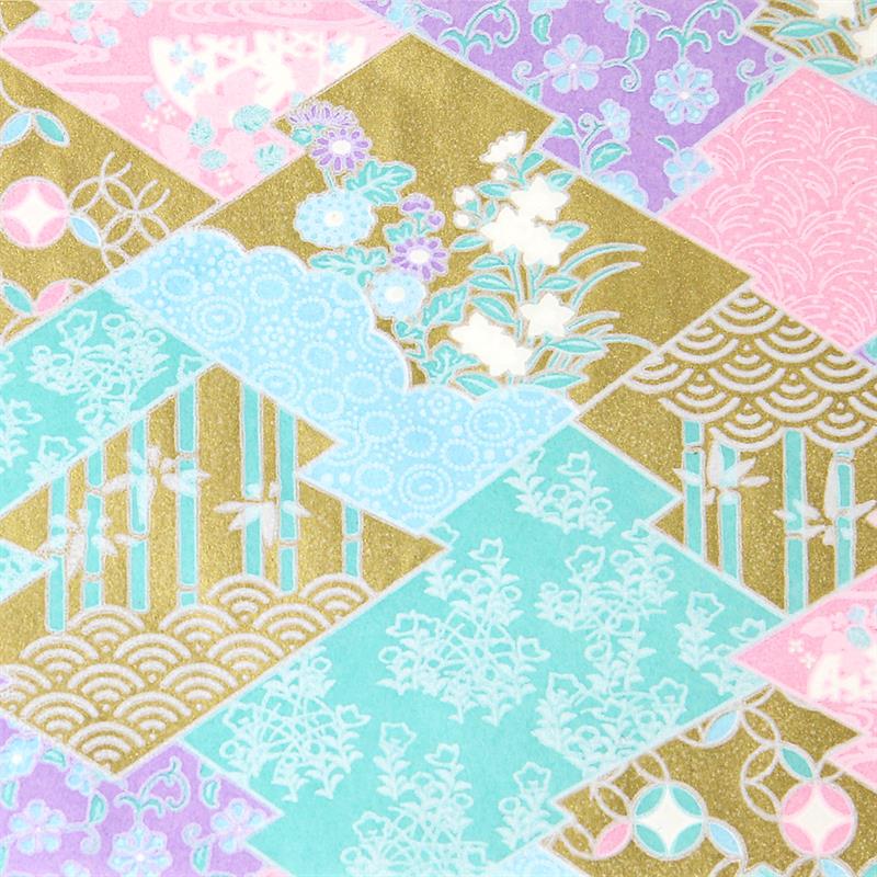Hand-Dyed Yuzen Paper (Pattern area: 500 x 635 mm) No.20-7