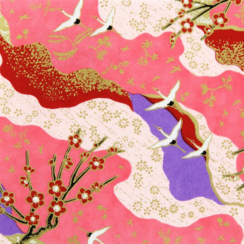 Hand-Dyed Yuzen Paper (Pattern area: 500 x 635 mm) No.24-1