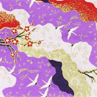 Hand-Dyed Yuzen Paper (Pattern area: 500 x 635 mm) No.24-3
