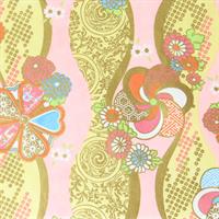 Hand-Dyed Yuzen Paper (Pattern area: 500 x 635 mm) No.25-5