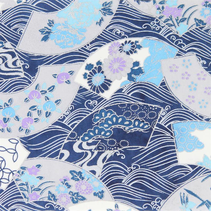 Hand-Dyed Yuzen Paper (Pattern area: 500 x 635 mm) No.26-4