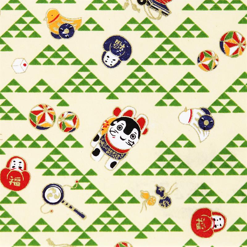 Hand-Dyed Yuzen Paper (Pattern area: 500 x 635 mm) No.27-2