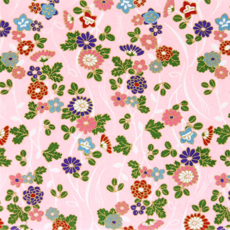 Hand-Dyed Yuzen Paper (Pattern area: 500 x 635 mm) No.34-2