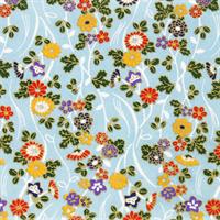 Hand-Dyed Yuzen Paper (Pattern area: 500 x 635 mm) No.34-3
