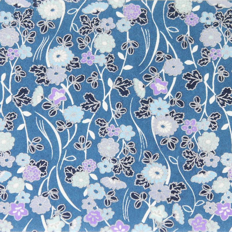 Hand-Dyed Yuzen Paper (Pattern area: 500 x 635 mm) No.34-5