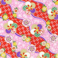 Hand-Dyed Yuzen Paper (Pattern area: 500 x 635 mm) No.37-1