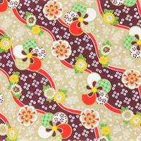 Hand-Dyed Yuzen Paper (Pattern area: 500 x 635 mm) No.37-3