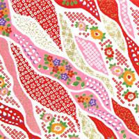 Hand-Dyed Yuzen Paper (Pattern area: 500 x 635 mm) No.43-1