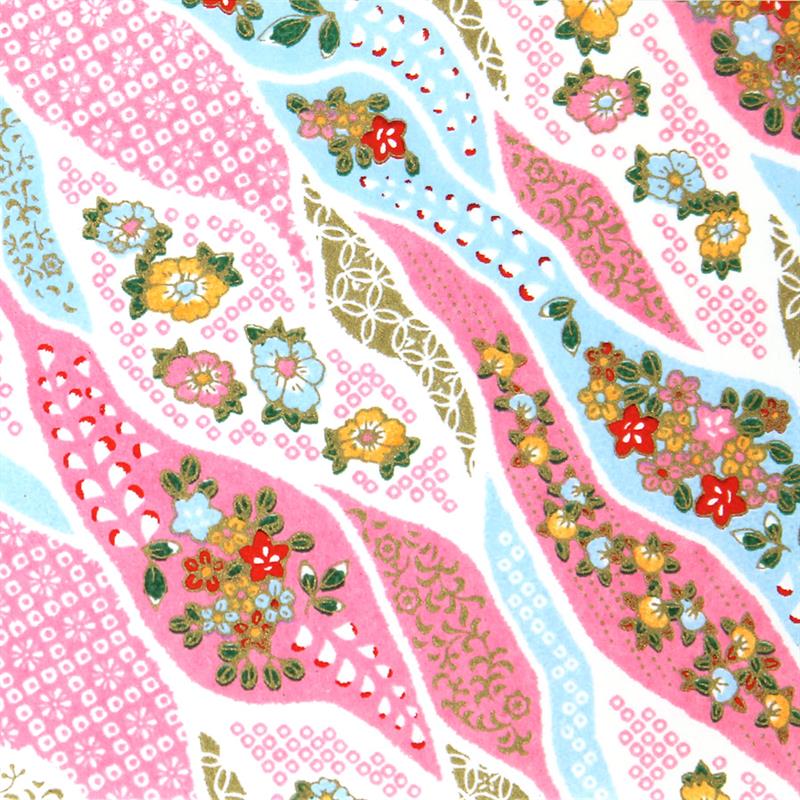 Hand-Dyed Yuzen Paper (Pattern area: 500 x 635 mm) No.43-2