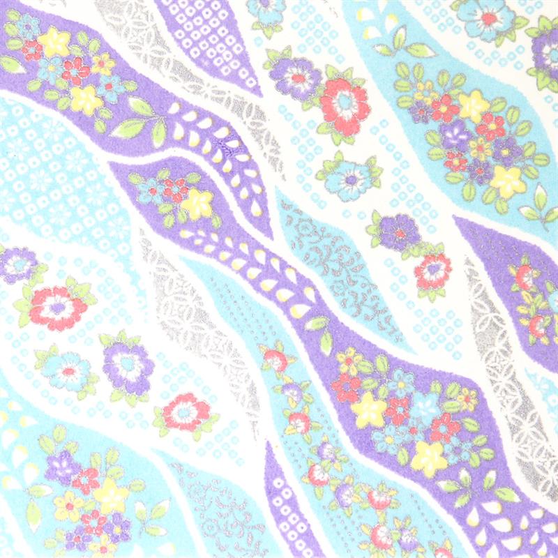 Hand-Dyed Yuzen Paper (Pattern area: 500 x 635 mm) No.43-9