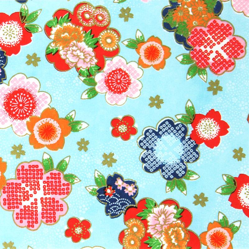 Hand-Dyed Yuzen Paper (Pattern area: 500 x 635 mm) No.49-4