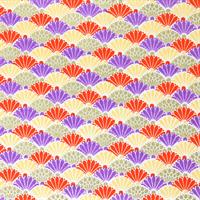 Hand-Dyed Yuzen Paper (Pattern area: 500 x 635 mm) No.51-2