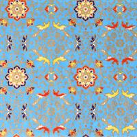 Hand-Dyed Yuzen Paper (Pattern area: 500 x 635 mm) No.56-3