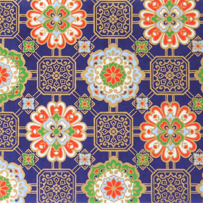 Hand-Dyed Yuzen Paper (Pattern area: 500 x 635 mm) No.57-2