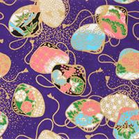 Hand-Dyed Yuzen Paper (Pattern area: 500 x 635 mm) No.58-4
