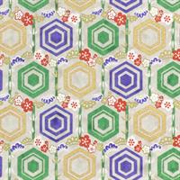 Hand-Dyed Yuzen Paper (Pattern area: 500 x 635 mm) No.60-3