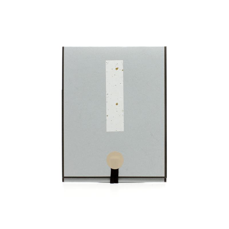 Folding Hanging Scroll for Vertical Postcards (Blue)