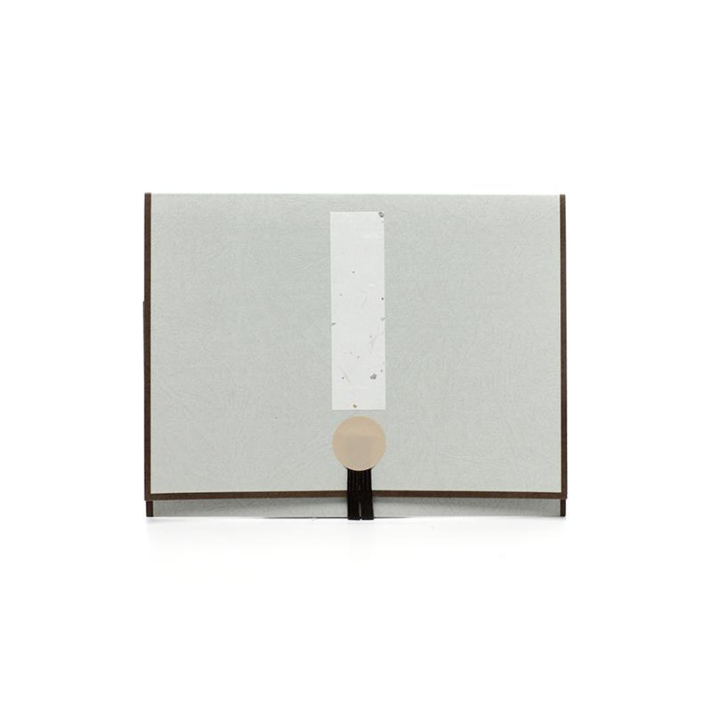 Folding Hanging Scroll for Horizontal Postcards (Blue)