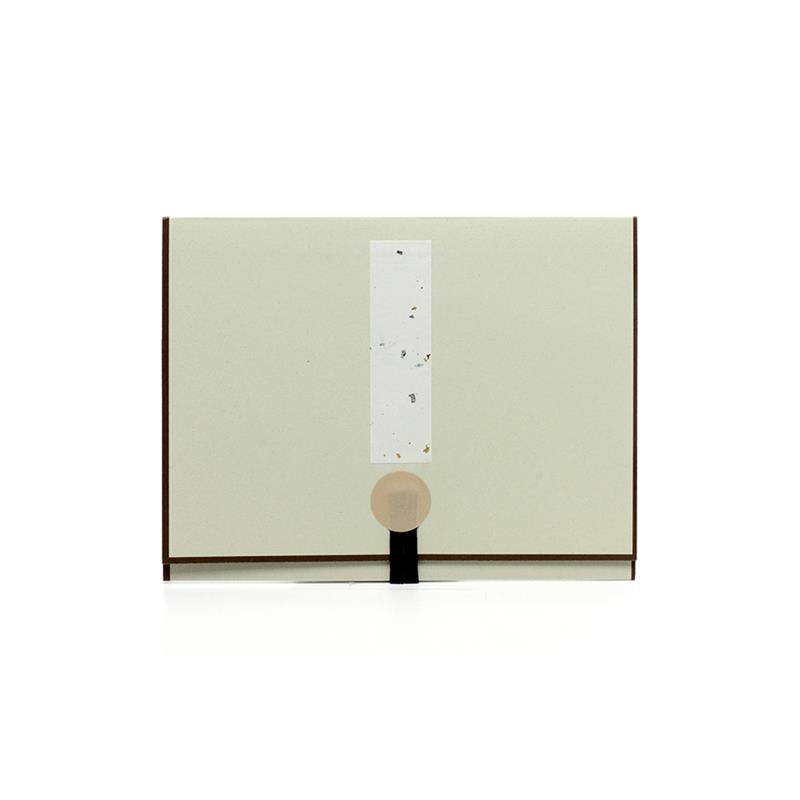 Folding Hanging Scroll for Horizontal Postcards (Green)