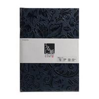 Lacquer Paper Hardcover Notebook (B6,Black)