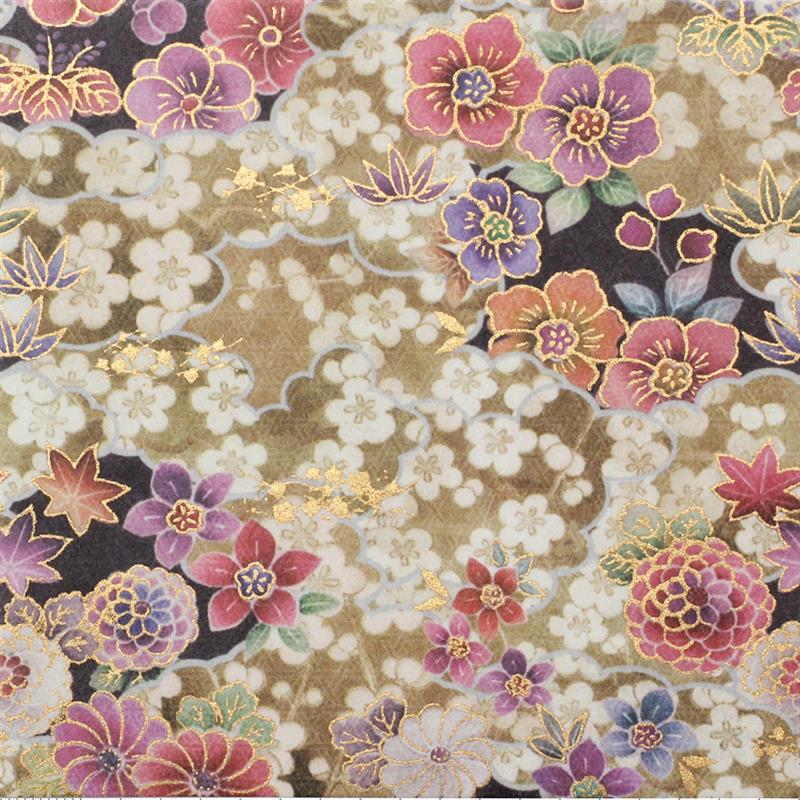 Gold Coloring Washi “Kyo-koromo” No.1-4