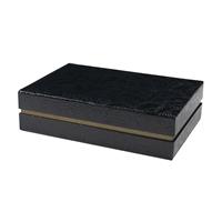 Lacquer Paper Stationery Box (BLack)