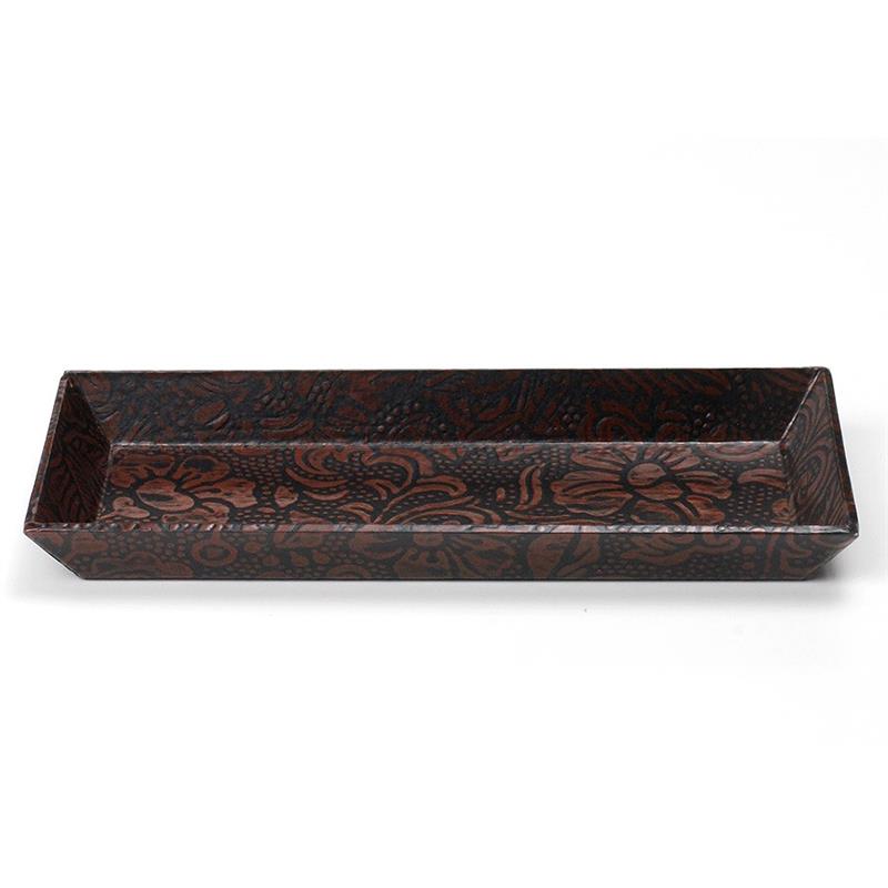 Lacquer Paper Pen Tray (Brown)