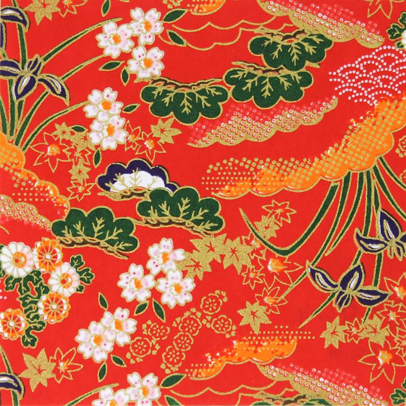 Hand-Dyed Yuzen Paper (A4) No.18-1