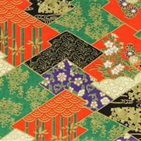 Hand-Dyed Yuzen Paper (Pattern area: 500 x 635 mm) No.20-1