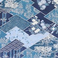 Hand-Dyed Yuzen Paper (Pattern area: 500 x 635 mm) No.20-4