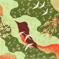 Hand-Dyed Yuzen Paper (Pattern area: 500 x 635 mm) No.24-4