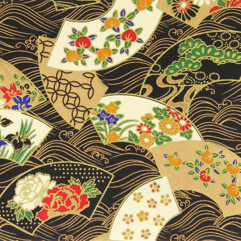Hand-Dyed Yuzen Paper (Pattern area: 500 x 635 mm) No.26-2
