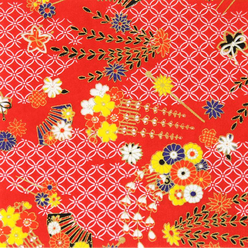 Hand-Dyed Yuzen Paper (Pattern area: 500 x 635 mm) No.35-2