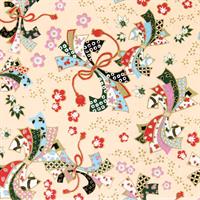 Hand-Dyed Yuzen Paper (Pattern area: 500 x 635 mm) No.40-3