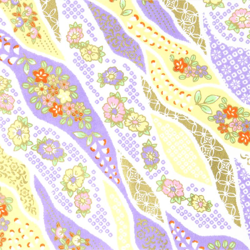 Hand-Dyed Yuzen Paper (Pattern area: 500 x 635 mm) No.43-7