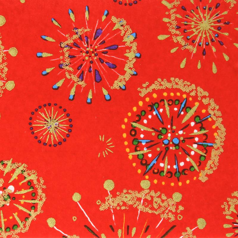 Hand-Dyed Yuzen Paper (Pattern area: 500 x 635 mm) No.46-1