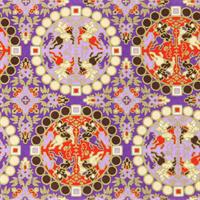 Hand-Dyed Yuzen Paper (Pattern area: 500 x 635 mm) No.55-3