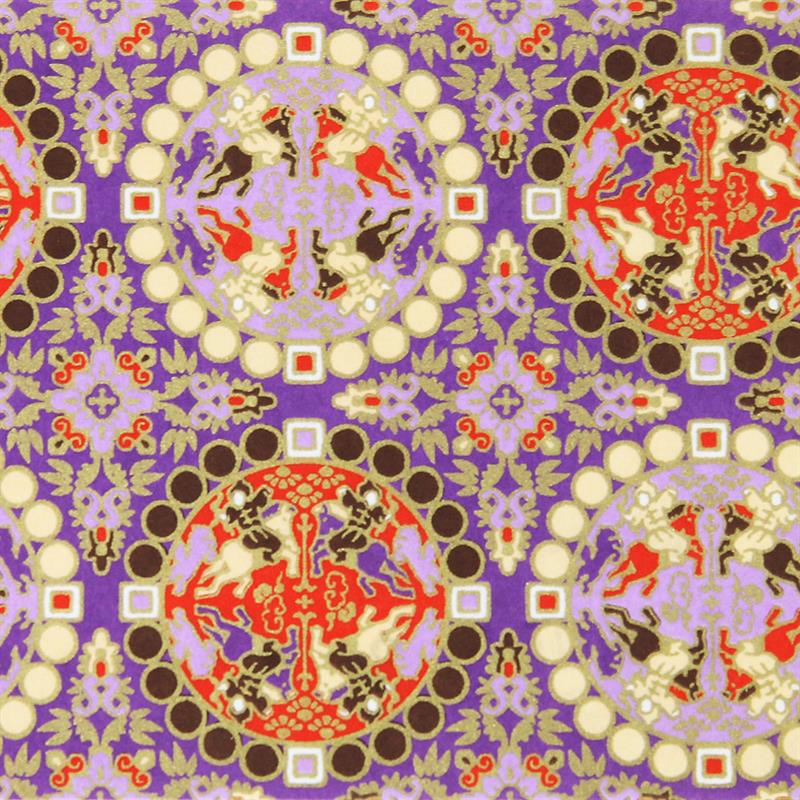 Hand-Dyed Yuzen Paper (Pattern area: 500 x 635 mm) No.55-3