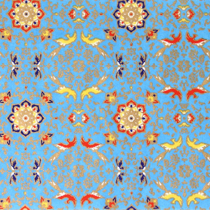 Hand-Dyed Yuzen Paper (Pattern area: 500 x 635 mm) No.56-3