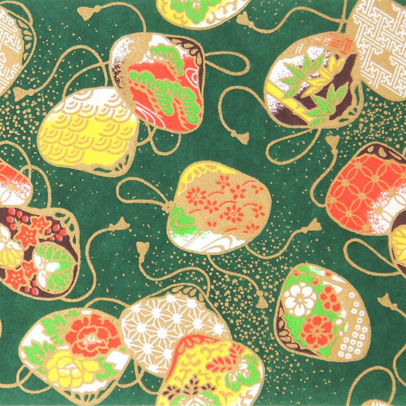 Hand-Dyed Yuzen Paper (Pattern area: 500 x 635 mm) No.58-5